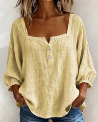 Blouse | Square Neckline, Relaxed Silhouette 10