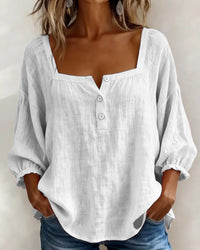 Blouse | Square Neckline, Relaxed Silhouette 4