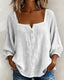 Blouse | Square Neckline, Relaxed Silhouette 4