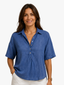 Blouse | V-Neck, Short Sleeves, Fluid Silhouette 1