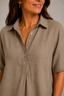 Blouse | V-Neck, Short Sleeves, Fluid Silhouette 2