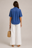 Blouse | V-Neck, Short Sleeves, Fluid Silhouette 7