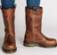 Boots | Mid-Calf Height, Round Toe, Pull-On Leather 0