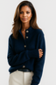 Cardigan | Button Front, Collar Detail, Relaxed Fit 11