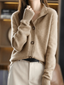 Cardigan | Button Front, Collar Detail, Relaxed Fit 4