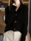 Cardigan | Button Front, Collar Detail, Relaxed Fit 6