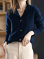 Cardigan | Button Front, Collar Detail, Relaxed Fit 7
