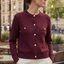 Cardigan | Embossed Gold Buttons, Fitted Silhouette 2