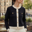 Cardigan | Embossed Gold Buttons, Fitted Silhouette 3