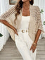 Cardigan | Open Front Design, Short Wide Sleeves 2
