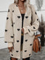 Cardigan | Oversized Fit, Longline Heart Print Knit 0