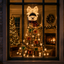 Polar Bear Cascading Christmas Light Decoration