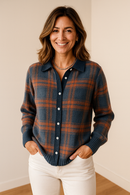 Women’s Long Button-Front Cardigan