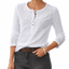 Women’s Eyelet Blouse | Half Button Placket, Embroidered Front