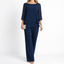 Women’s Layered Top and Wide Leg Pants Set