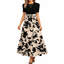 Women's Floral Print Maxi Dress