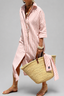 Women's Classic Striped Shirt Dress