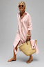 Women's Classic Striped Shirt Dress