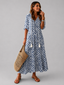 Women's Vibrant Boho Maxi Dress