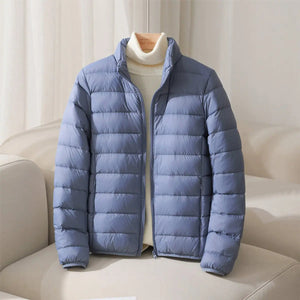 Coat | Lightweight Quilted Puffer, Stand Collar 3