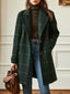 Coat | Plaid Tweed, Tailored Fit, Retro Lapels 0