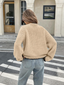 Cropped Cardigan | Bow Tie Closure, Scalloped Trim 6