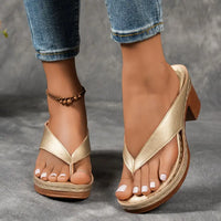 Women’s Thong Strap Wedge Sandals