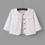 Denim Jacket | Cropped Silhouette, Collarless Neckline 3