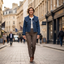 Denim Jacket | Oversized Rounded Collar, Cropped Silhouette 1