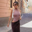 Faye | Asymmetrical Maxi Dress