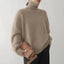 Elegant Women's Turtleneck Sweater - Warmth, Style & Comfort in Grey 0