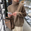 Elegant Women's Turtleneck Sweater - Warmth, Style & Comfort in Grey 2