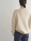 Elegant Women's Turtleneck Sweater - Warmth, Style & Comfort in Grey 6