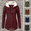 Women’s Teddy-Lined Hooded Winter Jacket