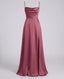 Evening Dress | Cowl Neckline, Side Slit, Maxi Length 4