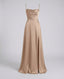 Evening Dress | Cowl Neckline, Side Slit, Maxi Length 5
