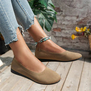 Flat Shoes | Soft Knitted Upper, Double Arch Support 0
