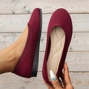 Flat Shoes | Soft Knitted Upper, Double Arch Support 2