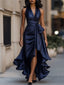 Gown | Plunging Halter Neckline, High-Low Hemline 0