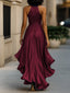 Gown | Plunging Halter Neckline, High-Low Hemline 7