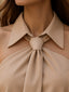Halter Blouse | Neck Tie Detail, Structured Collar, Plus Size Tops Available 1
