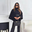 Hattie Cozy High Neck Buttoned Cape for Elegant Winter Warmth - Stylish & Versatile Design 0
