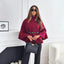 Hattie Cozy High Neck Buttoned Cape for Elegant Winter Warmth - Stylish & Versatile Design 1