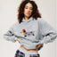 Hoodie | Oversized Silhouette, Embroidered Dachshund Design 3