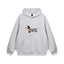 Hoodie | Oversized Silhouette, Embroidered Dachshund Design 4