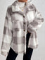 Jacket | Oversized Silhouette, Large Plaid Pattern 2