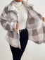 Jacket | Oversized Silhouette, Large Plaid Pattern 4