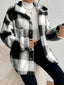 Jacket | Oversized Silhouette, Large Plaid Pattern 7