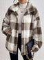 Jacket | Oversized Silhouette, Large Plaid Pattern 9