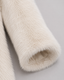 Jacket | Plush Faux Fur, Shawl Collar, Mid-Thigh Length 5